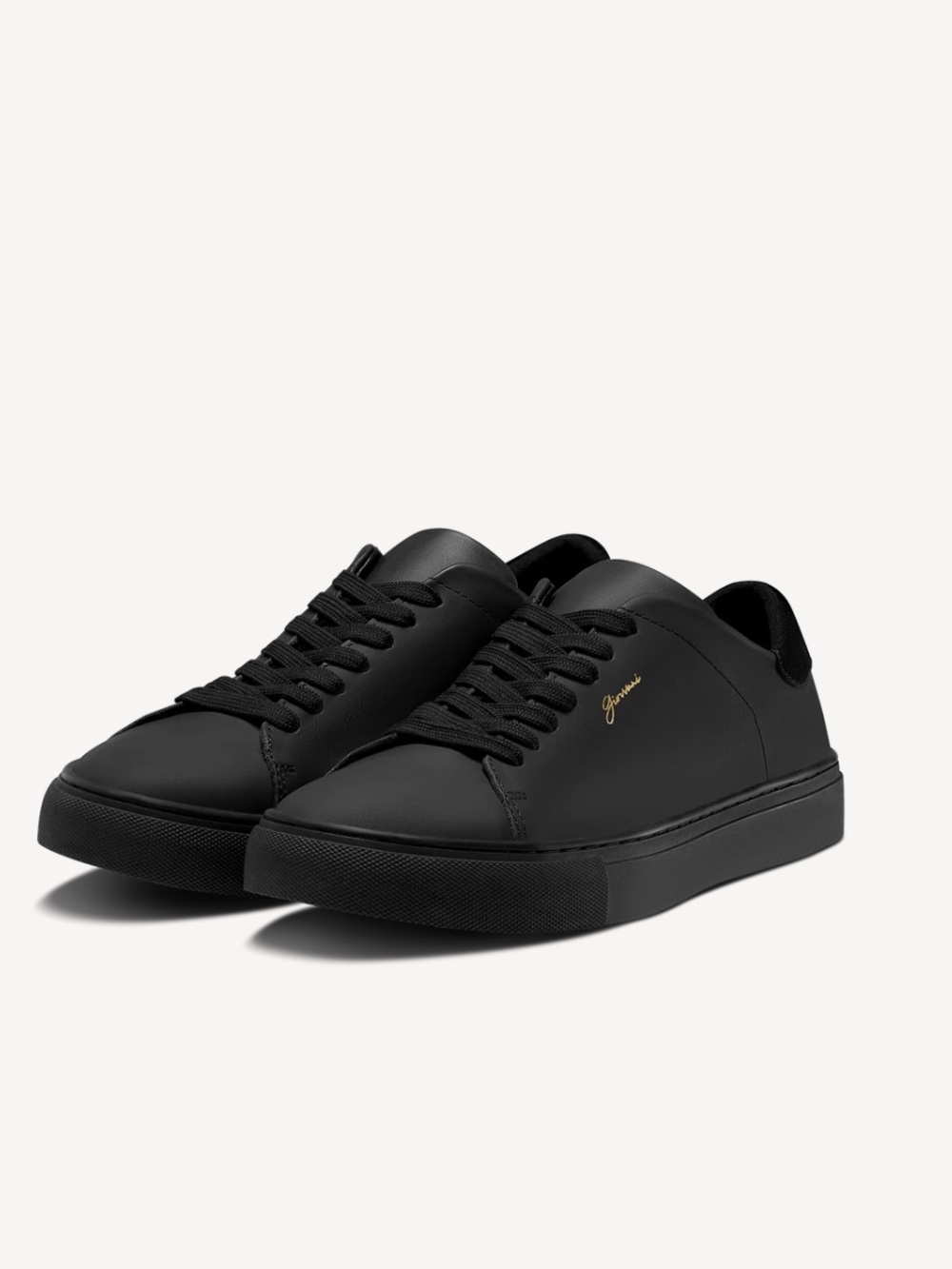 GIOVVANI The Lorenzo all-black sneakers.
